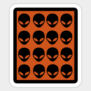 Alien design art Sticker